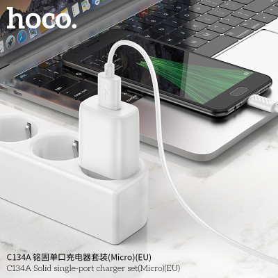 Hoco C134A Cargador 12W Con Cable Micro Usb