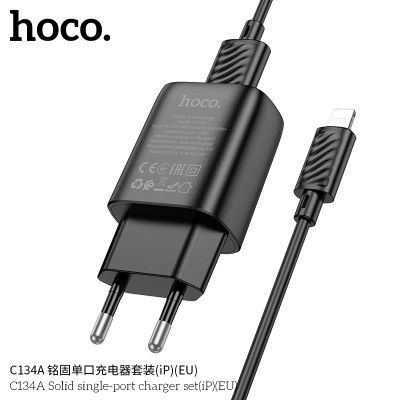 Hoco C134A Cargador 12W Con Cable Lightning