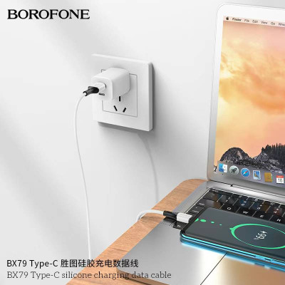 Borofone Bx79 Cable Silicona 3A Usb A Tipo C