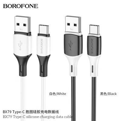 Borofone Bx79 Cable Silicona 3A Usb A Tipo C