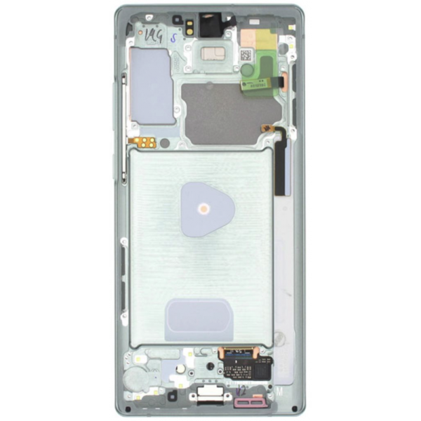 Pantalla Completa Original Servicepack Para Samsung Note 20 N980 N981 Con Marco Verde