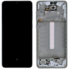 Pantalla Completa ⚫Original⚫ Servicepack Para Samsung A346 A34 5G Con Marco Blanco