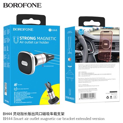 Borofone Bh44 Versión Extendida Del Soporte De Automóvil Magnético De Aire Inteligente