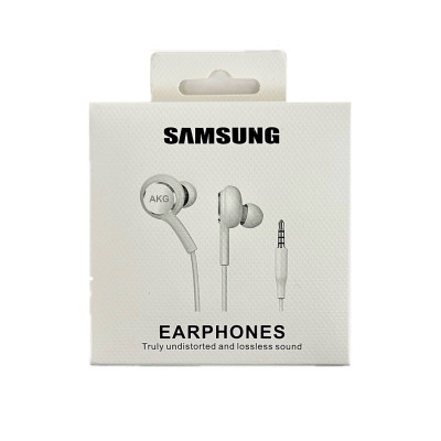 Auricular Con Cable Jack Para Samsung Blanco