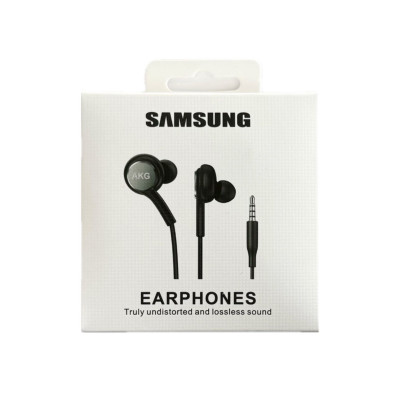 Auricular Con Cable Jack Para Samsung Negro