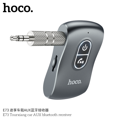 Hoco E73 Receptor Inalámbrico Con Conector Auxiliar Para Coche Con Bluetooth 