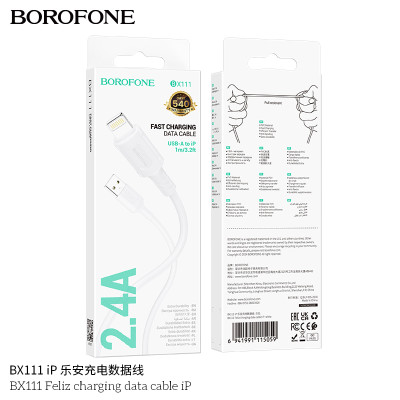 Borofone BX111 Cable De Datos/Carga USB - iPhone