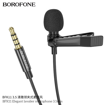 Borofone BFK11 Microfono Tipo Jack Para Directos/Grabacion 3.5MM