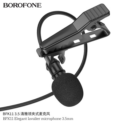 Borofone BFK11 Microfono Tipo Jack Para Directos/Grabacion 3.5MM