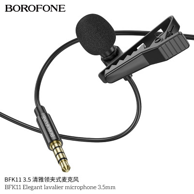 Borofone BFK11 Microfono Tipo Jack Para Directos/Grabacion 3.5MM