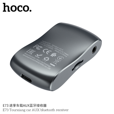 Hoco E73 Receptor Inalámbrico Con Conector Auxiliar Para Coche Con Bluetooth 