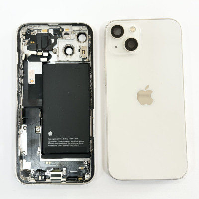 Chasis De Desmontaje Original Para Iphone 13 Blanco-Con Piezas