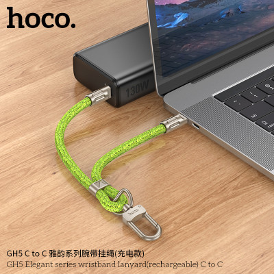 Hoco GH5 C to C Cuerda Para Mano Elegante (Modelo Recargable)