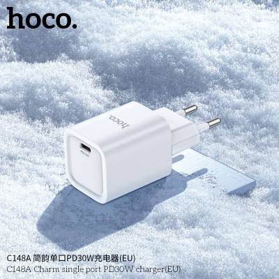 Hoco C148A Cargador Puerto Unico Sin Cable PD30W Jianyun