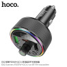 Hoco E82 Transmisor FM/BT (1USB+1QC3.0+Type C)