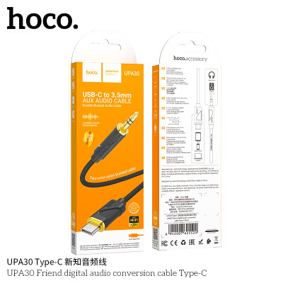 Hoco UPA30 Type-C Macho A JACK Macho Cable Sonido