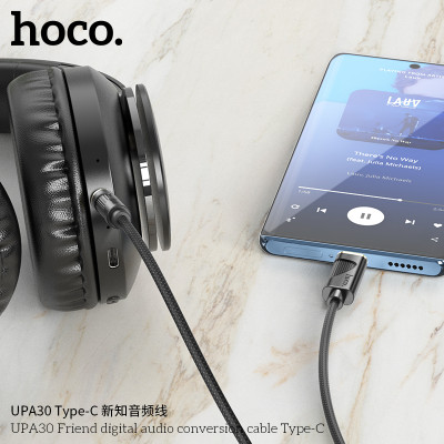 Hoco UPA30 Type-C Macho A JACK Macho Cable Sonido