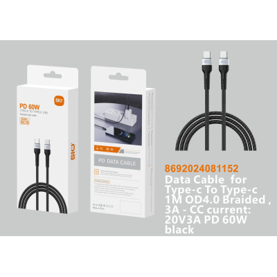 Sio SC10 Cable Tipo-C A Tipo-C