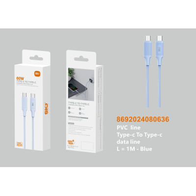 Sio SC01 Cable Tipo-C A Tipo-C