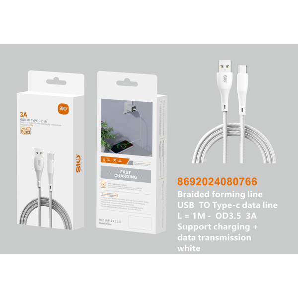 Sio SC03 Cable Usb A Tipo-C