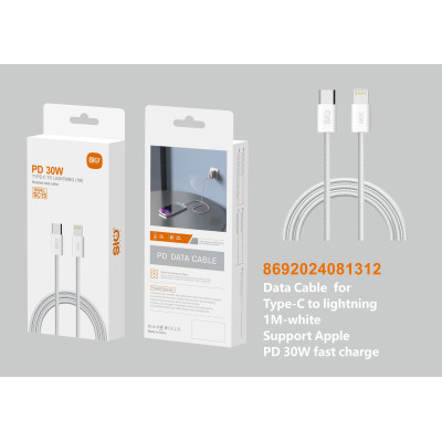 Sio SC15 Cable Tipo-C - Lightning Blanco