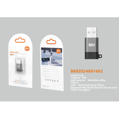 Sio SF03 Adaptador Tipo-C - USB2.0