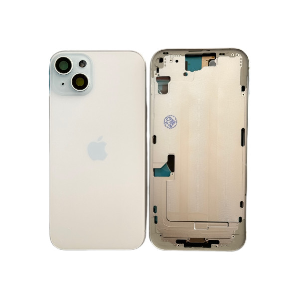 Chasis Con Tapa Trasera Para Iphone 15 Plus Blanco