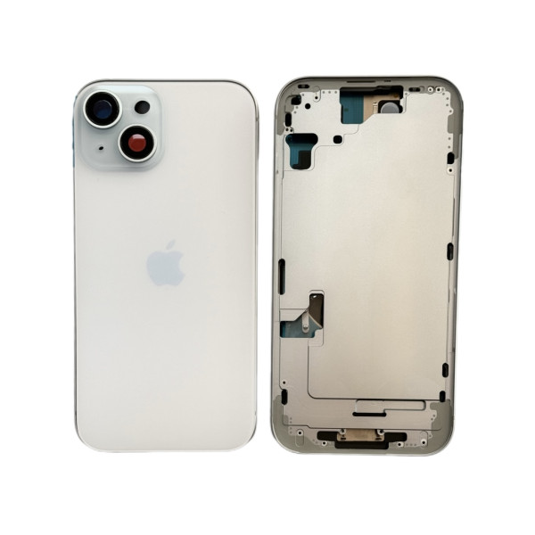 Chasis Con Tapa Trasera Para Iphone 15 Blanco