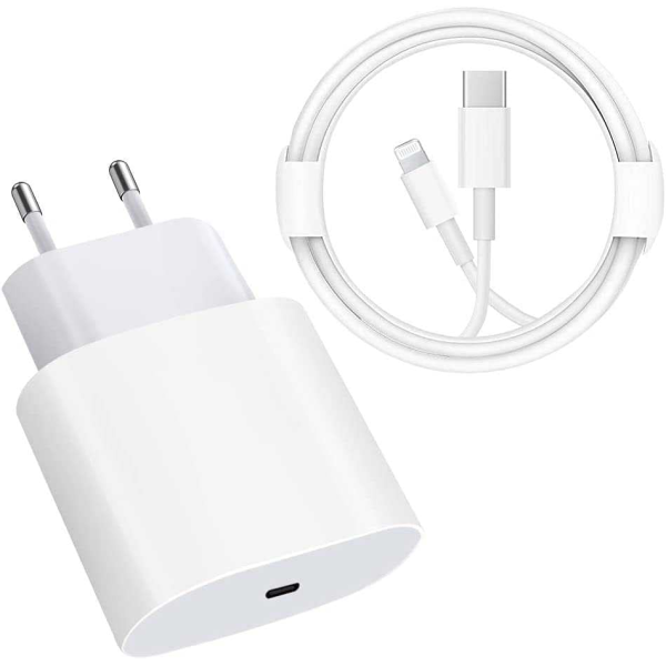 Cargador Para Iphone Tipo C A Lightning 20W Sin Logo