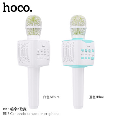 Hoco BK5 Microfono De Karaok Con Funcion De Sonido Magico y Multiples