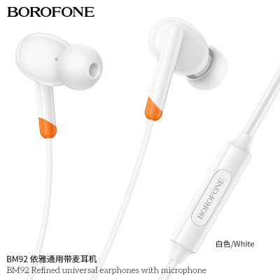 Borofone BM92 Auriculares Jack Universales Con Micro Y HI-FI Audio