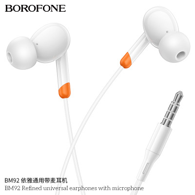 Borofone BM92 Auriculares Jack Universales Con Micro Y HI-FI Audio