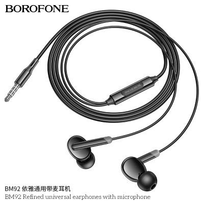 Borofone BM92 Auriculares Jack Universales Con Micro Y HI-FI Audio