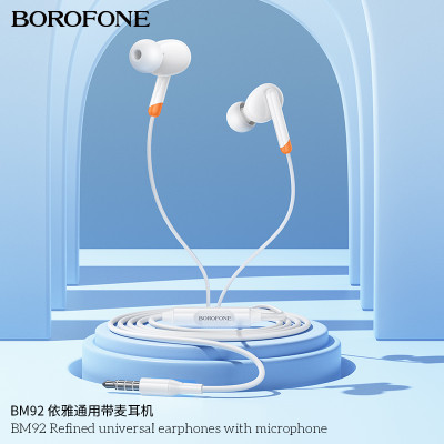 Borofone BM92 Auriculares Jack Universales Con Micro Y HI-FI Audio