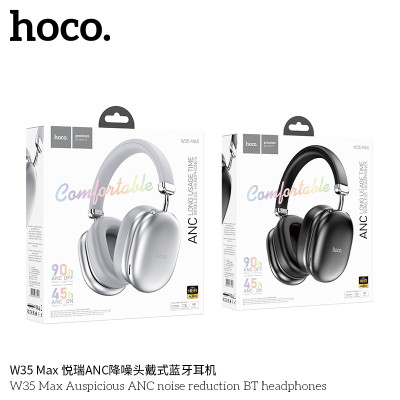 Hoco W35 MAX ANC Auricular Diadema Con Cancelacion De Ruido ANC 90h