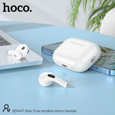 Hoco SEW47 MAX Auriculares Inalambricos Para 7 Horas  Con Carga Inalambrica