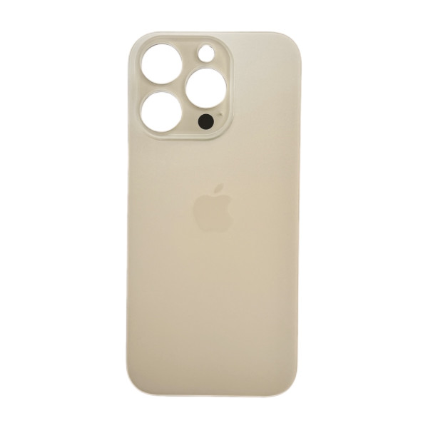 Tapa Trasera Para Iphone 16 Pro Oro