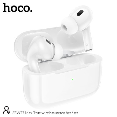 Hoco SEW77 Max Auriculares TWS Inalambrico Estereo Verdadero Con Carga Inalambrica 7h Autonomia Con Carga Inalambrica