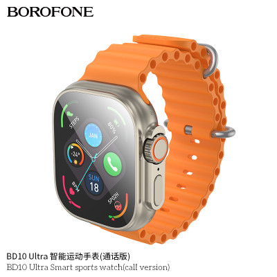 Borofone BD10 Ultra Reloj Deportivo Inteligente (Version Con Llamadas)