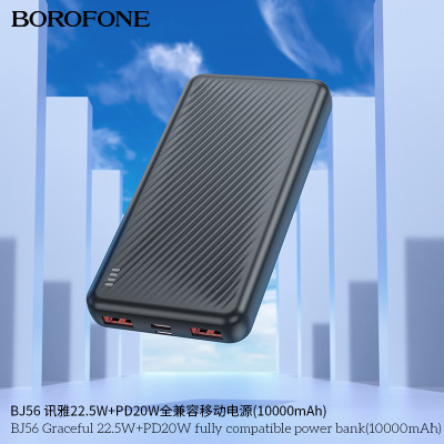 Borofone BJ56 Power Bank Xun Ya Totalmente Compatible 22.5W+PD20W (10000mAh)