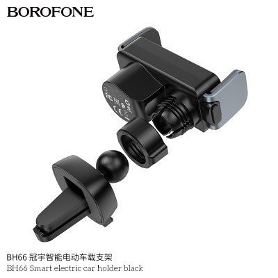 Borofone Bh66 Soporte Para Coche Eléctrico Inteligente Negro