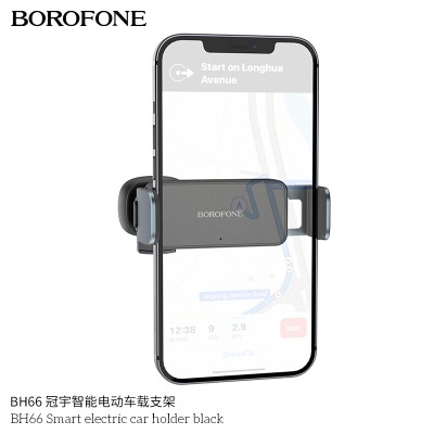 Borofone Bh66 Soporte Para Coche Eléctrico Inteligente Negro