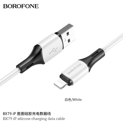 Borofone BX79 iP Cable De Datos/Carga De Silicona Premium Shengtu