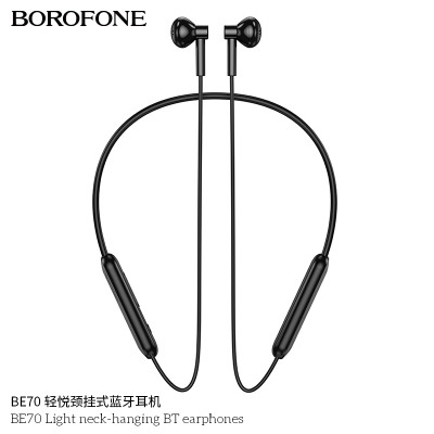 Borofone BE70 Auriculares Deportivos Inalambrico Con Banda Para El Cuello Ligero 16h