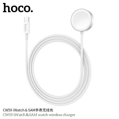 Hoco CW59 Cargador Inalambrico Para Relojes iWatch Y SAM Compatibles