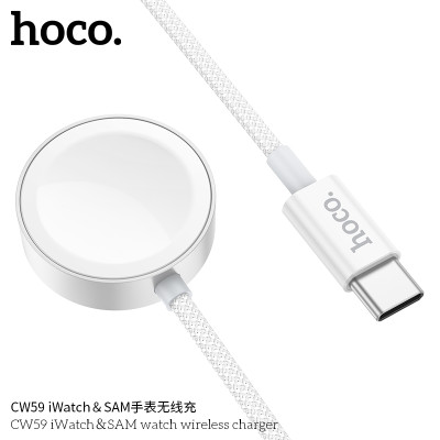 Hoco CW59 Cargador Inalambrico Para Relojes iWatch Y SAM Compatibles