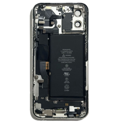 Chasis De Desmontaje Original Para Iphone 12 Blanco-Con Piezas