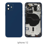 Chasis Con Tapa Trasera Para Iphone 12 Azul