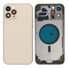 Chasis Con Tapa Trasera Para Iphone 12 Pro Dorado