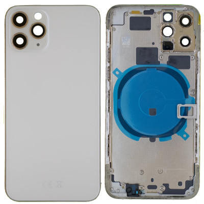 Chasis Con Tapa Trasera Para Iphone 11 Pro Blanca